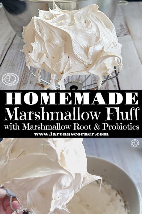 Homemade Marshmallow Fluff Recipe Homemade Fluff, Marshmallow Fluff Recipe, Marshmallow Icing, Marshmallow Fluff Recipes, Sugar Free Marshmallows, Homemade Marshmallow Fluff, Holiday Fudge, Marshmallow Buttercream, Quick Baking