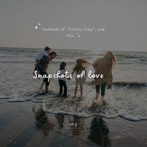 instead of “Family Day” use these:🥰 #Family #familyday #familybonding #fambam #sunday #quotes #quotesoftheday #caption #notes #instagramtips #randomthoughts #fyp #margesn #smm Sunday Quotes, Family Bonding, Family Day, Instagram Tips, Quotes, Quick Saves