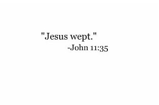 what word in a sentence has the most impact? the last one. what are the most powerful words in sentence structure? verbs. action verbs. SPECIFIC action verbs. doesn't "wept" paint a completely different picture than "cried?" why is this verse so impactful? literary genius. Jesus Wept Verse, Jesus Wept Tattoo, Biblical Tattoos, Fun Tattoos, Jesus Wept, Verse Tattoos, Prayer For Guidance, Funky Tattoos, Writing Tattoos