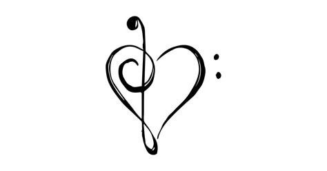 Bass Clef Tattoo, Music Heart Tattoo, Treble Clef Heart, Music Symbol Tattoo, Line Tattoo Arm, Music Tattoo Designs, Music Symbols, Music Tattoo, Tattoo Stencil Outline