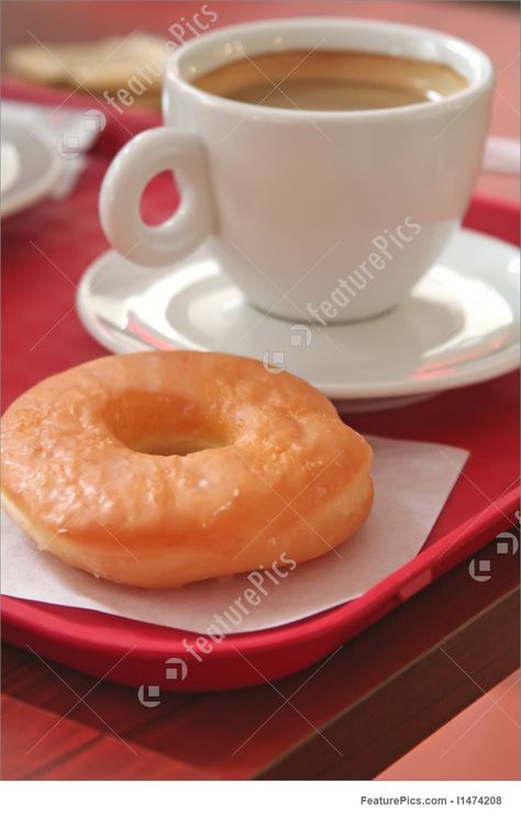 Coffee And Donuts Pictures, Donut Pictures, Donut Dessert, Eat Fat, Coffee And Donuts, Food Trays, Breakfast Bake, Breakfast Cake, Modern Art Prints