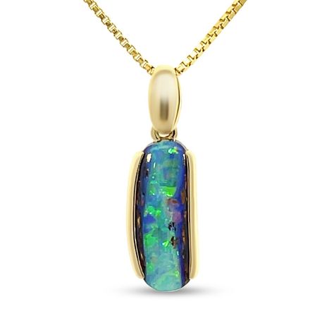 Introducing the 'Sunny Dawn' pendant, a mesmerizing one-of-a-kind boulder opal piece sourced ethically from Opal Minded mines in Jundah-Opalville, Australia. Its captivating blue-green play-of-color will leave you breathless.⁠ ⁠ This enchanting pendant adds a touch of romance and elegance to any attire. Don't miss out on this magical display of colors.⁠ ⁠ #opalminded #jewellerydesigner #jewelrydesigner #opals #opal #australianopal #opaljewelry #opaljewellery #opaljewels #gemstonejewelry #gems... Black Opal Jewelry, Green Play, Faberge Jewelry, Boulder Opal Pendant, Opal Pendant Necklace, Australian Boulder Opal, Solid Gold Chains, Jade Jewelry, Australian Opal