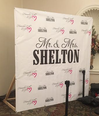 Step and Repeat Banner for Wedding | Banners.com School Backdrop, Backdrop Event, Backdrop For Photos, Photographer Ideas, Wedding Banners, Weddings Idea, Banner Wedding, Repeat Design, Step And Repeat