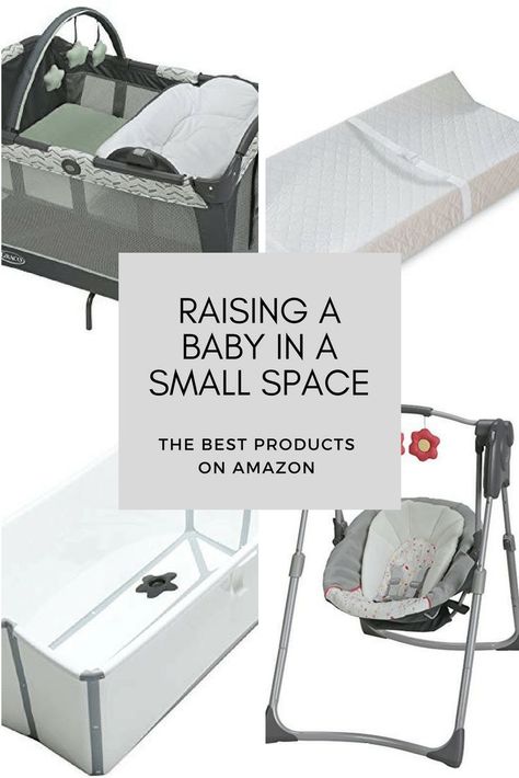 The Essential Products for Raising a Baby in a Small Space: 6 items - all available on Amazon! - that make raising a baby in a small space manageable. These compact products are perfect for a small, tiny nursery or home. From the best pack n play to small changing table solutions to small cribs (2 mini crib options) this guide will help you make the most of your space & budget. We live in a small cabin and these products have all served us well - you'll want to add them all to your baby registry Best Pack N Play, Cribs For Small Spaces, Baby Pack And Play, Small Space Baby, Crib With Changing Table, Small Crib, Black Crib, Tiny Nursery, Best Baby Cribs