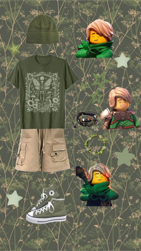 Lloyd themed outfit #lloydgarmadon #ninjago #legoninjago #outfit Themed Outfits, Lego Ninjago, Lego