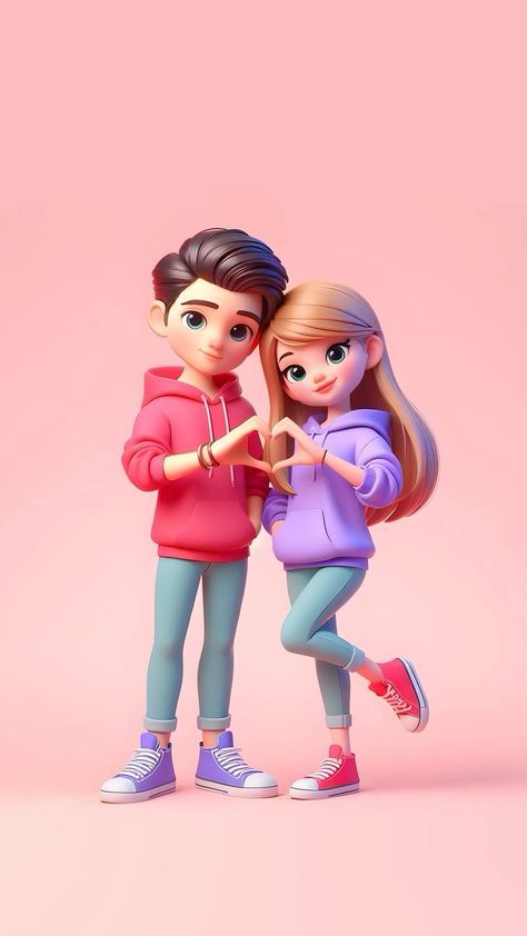 Couples Cartoon Wallpaper Cute, 3d Cartoon Couple Images, Dp For Couples, 3d Couple Image, Couple Pic Cartoon, Couple Background Wallpapers, Cartoon Couple Images, Cartoons Couple, Cartoon Couple Photos