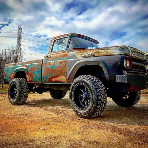 Patina Truck, Cummins Motor, Nissan Titan Xd, Dodge Ram Pickup, Classic Ford Trucks, Old Truck, Ford 4x4, Lifted Chevy, Old Pickup Trucks