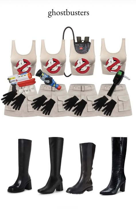 Iconic Bff Halloween Costumes, Alix Earle Costume, Ghostbuster Costume Women, 3 Bestie Halloween Costumes, Avengers Group Costume, Group Costume Ideas Women, 4 Costumes Group, Halloween Costumes For A Group Of 4, Lazy Halloween Costumes Women