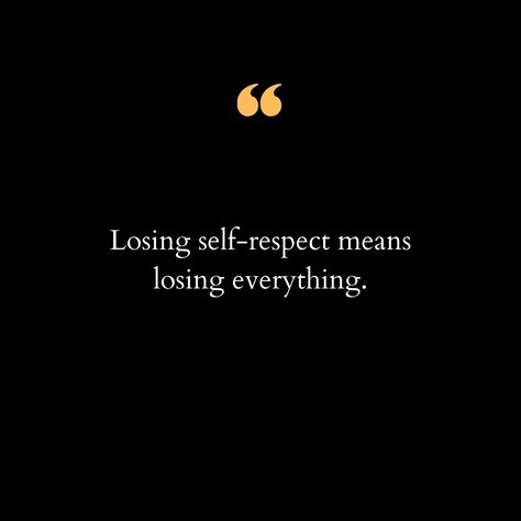 In life, self-respect forms the foundation of our identity and well-being. It's the inner voice that reminds us of our worth, our boundaries, and our values. Losing self-respect doesn't just mean giving up a piece of ourselves; it means letting go of the core principles that guide our decisions, shape our relationships, and determine how we treat ourselves and others. When we compromise on our self-respect, we compromise on everything that matters. It's essential to nurture and protect our se... My Self Respect Leaving When, Quotes About Self Respect, Respect Yourself Quotes, Respect Words, Respecting Yourself, Respect Meaning, Word Line, Self Respect Quotes, Respect Quotes