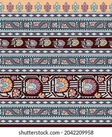 Mughal Border, Best Love Pics, Beautiful Beach Scenes, Tropical Fabric Prints, African Pattern Design, Ajrakh Prints, Paisley Art, Textile Prints Design, Textile Pattern Design