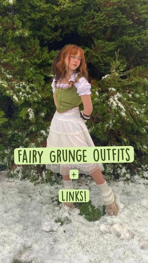 Forest Grunge Outfit, Aesthetic Fairy Costume, Fairy Grunge Aesthetic Outfit, Grunge Fairycore Outfits, Fairy Aesthetic Outfit, Fairycore Aesthetic Outfits, Forest Fairy Costume, Forest Grunge, Grunge Dresses