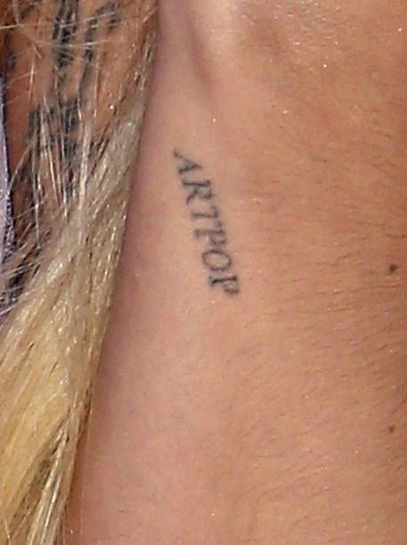 Artpop Tattoo, Lady Gaga Tattoo, Tattoo Inspo, Lady Gaga, Lana Del Rey, Tattoo Quotes, Pop Art, Tattoos, Quick Saves