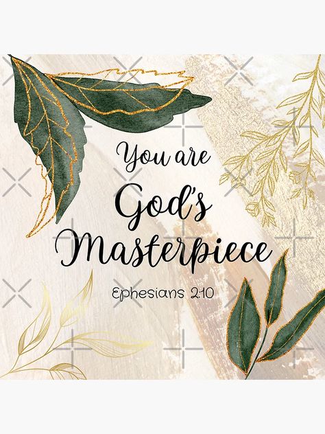 "Ephesians 2:10 God's Masterpiece" Pillow for Sale by Doxa Manalo | Redbubble Gods Masterpiece, God's Masterpiece, Ephesians 2, A Pillow, Pillow Sale, Bible Study, Bible, Inspirational Quotes, Throw Pillows