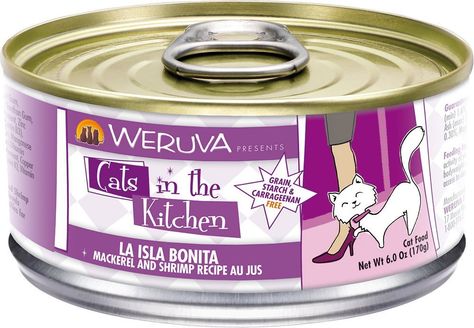 Weruva Cats in the Kitchen La Isla Bonita Mackerel and Shrimp Recipe Au Jus Canned Cat Food (24 Pack), 6 oz >>> Discover this special cat product, click the image : Cat food Beef Au Jus, Chicken And Beef, Natural Cat Food, Cat Food Brands, Canned Cat Food, Wet Cat, Natural Cat, Wet Cat Food, Fish Oil