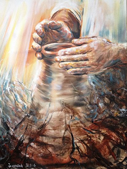 Prophetic Art Worship, Prophetic Painting, The Potter's Hand, Startup Tips, Prophetic Art, Pictures Of Jesus Christ, Ayat Alkitab, Christian Pictures, Jesus Painting