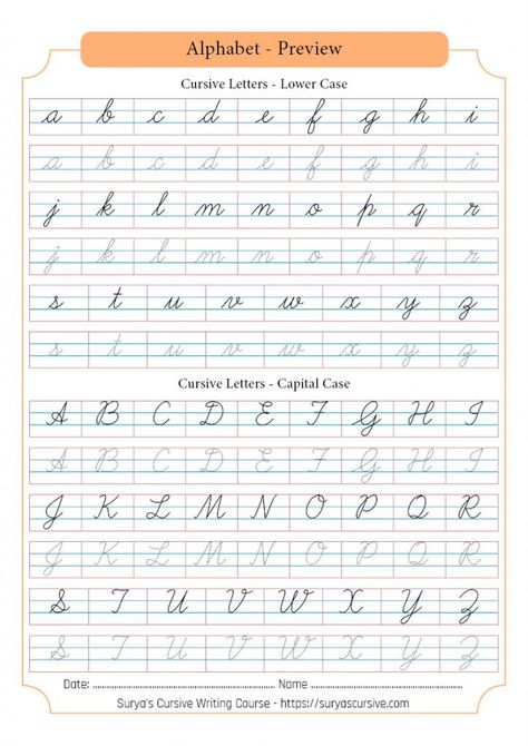 Cursive Letters Worksheet, Teaching Cursive Writing, Cursive Writing Practice Sheets, Cursive Worksheets, Cursive Handwriting Worksheets, Teaching Cursive, Learning Cursive, Writing Practice Sheets, Cursive Handwriting Practice