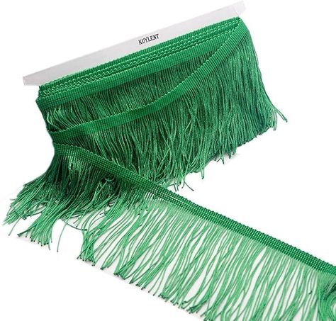 Amazon.com: KUYLENT 6.5 Yard 4 Inches Polyester Fringe Trim Lace Chainette Tassel Fringe Trimming for Latin Dress Stage Clothes Lamp Shade Decoration DIY (Army Green) Latin Wedding, Childrens Wardrobes, Modern Millie, Stage Clothes, Latin Dress, Stage Costume, Wardrobe Ideas, 1920s Fashion, Sewing Trim