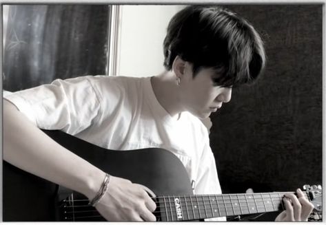 suga pics on Twitter: "🐱🎸… " Min Yoongi Wallpaper, Min Yoongi Bts, Min Suga, Life Goes On, Bts Yoongi, Daegu, Record Producer, Bts Boys, Playing Guitar