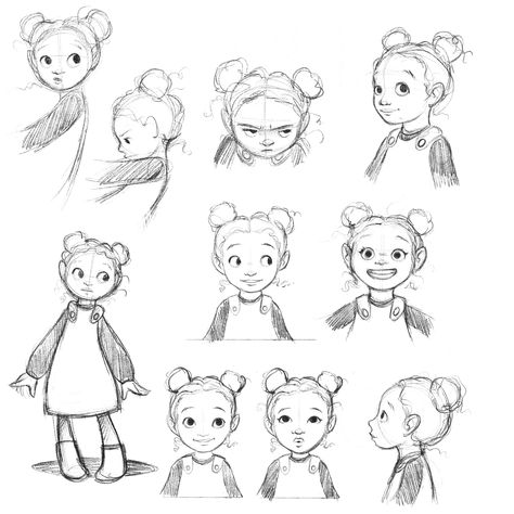 Character Illustration Tutorial, Lanky Characters, How To Draw Kids Character Design, Doodle Characters People, Children Poses Drawing, How To Draw Children, Child Illustration Character, Kid Poses Drawing Reference, Child Drawing Reference