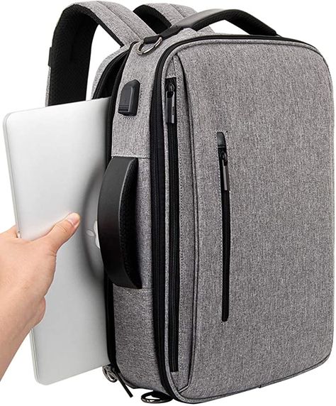 Convertible Laptop Backpack, Hand Bags Ideas, Messager Bag, Carry On Backpack, Slim Backpack, Laptop Bag Men, Bags Ideas, Unique Pockets, Sunglasses Strap