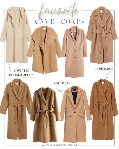 Tan Coats For Women, Wool Camel Coat Women, Caramel Coat Outfit Winter, Caramel Coat Outfit, Nude Coat Outfit, Long Coats For Women Classy, Beige Short Coat, Camel Color Outfits, Camel Winter Coat