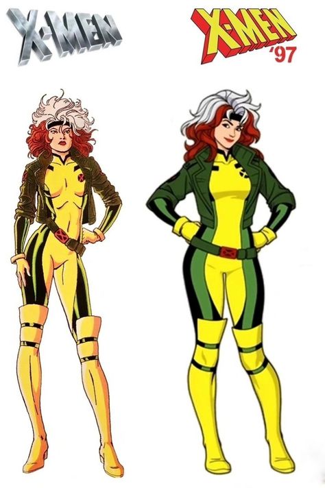 Rogue Cosplay Xmen, Rouge Xmen Costume, Rogue Xmen 97, Rogue Xmen Comic, Rogue Xmen Costume, Rogue Costume, Xmen Characters, Rogue Comics, Rogue Cosplay