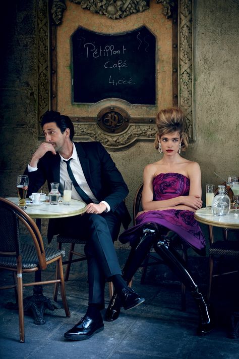 Grace Coddington, Vogue Photo, Adrien Brody, Cafe Society, Creation Photo, Fall 2015 Style, Natalia Vodianova, Peter Lindbergh, Vogue Us