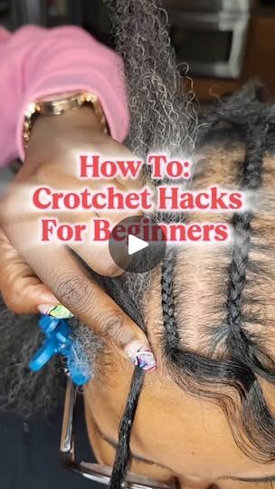 Do Your Own Hair, Braids For Beginners, Crochet Hair Braids, How To Do Crochet, Crochet Hacks, Braiding Techniques, Hairstyles Black Hair, Crochet Hack, Oval Face Hairstyles