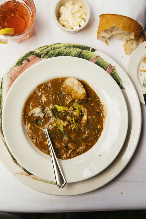 Gumbo du Jour at Commander's Palace Commanders Palace Recipes, New Orleans Food, Food Bucket List, New Orleans Recipes, Country Recipes, The Bayou, Creole Recipes, Senior Trip, Old Fashioned Recipes