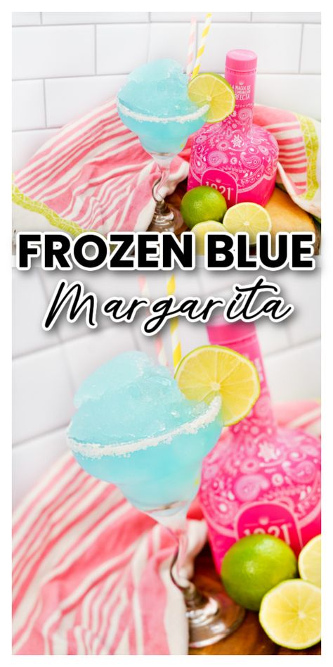 Frozen Blue Margarita Frozen Drink Recipes, Keep Hydrated, Blue Margarita, Dip Recipes Appetizers, Frozen Margarita, Frozen Blue, Ice Cream Drinks, Dole Whip, Blue Curacao