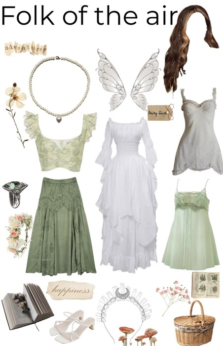 Fantasy Outfits Fairy, Fairy Garden Outfit Aesthetic, Fairy Tale Aesthetic Outfit, Festival Outfits Fairy, Enchanted Forest Outfit Ideas Casual, Faerie Outfit Aesthetic, Spring Fairy Outfit, Forest Fairy Aesthetic Outfit, Fairy Themed Outfits