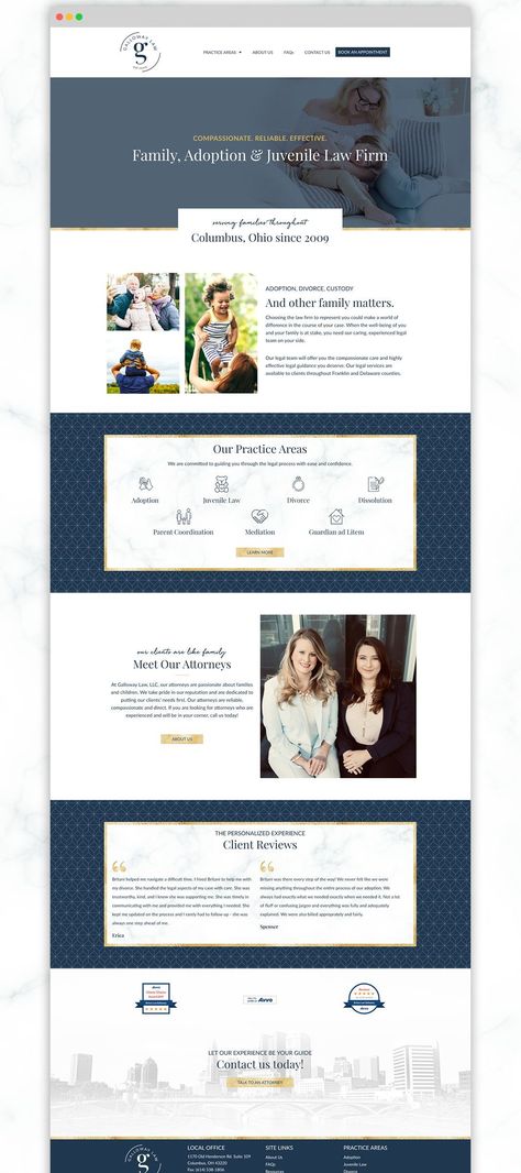 Blue And Gold Website Design, Navy Website Design, Dark Blue Website Design, Navy Blue Website Design, Blue And Gold Website, Trustworthy Color Palette, Marble Color Palette, Blue Website Design, Navy Website