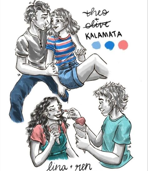 Amor E Gelato, Books Fanart, Love And Gelato, Literary Characters, Book People, Arte Sketchbook, Romance Novels, Love Book, Romance Books