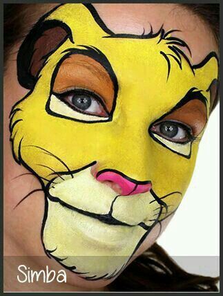 Disney Face Painting, Lion Face Paint, Obličejové Masky, Animal Face Paintings, Face Painting Tutorials, Face Painting Easy, Kids Face Paint, Cars Characters, Kids Painting