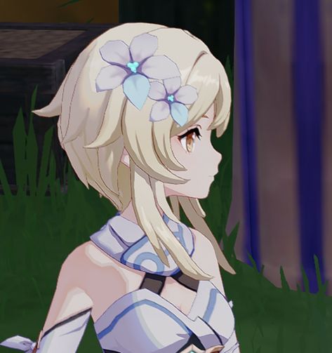 Guys lumine and aether r pretty Genshin Impact Side Profile, Lumine Side Profile, Genshin Side Profile, Lumine Hair, Lumine Haircut, Lumine And Aether, Haircut Inspo, Hair Png, Side Profile