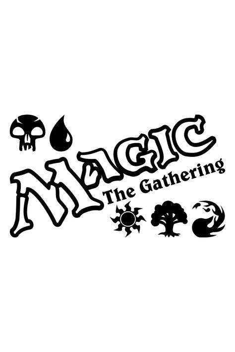 Magic Of The Gathering, Magic The Gathering Art Illustrations, Magic The Gathering Embroidery, Mtg Mana Symbols, Magic The Gathering Svg Free, Magic The Gathering Logo, Best Magic The Gathering Cards, Nerd Party, Magic The Gathering Art