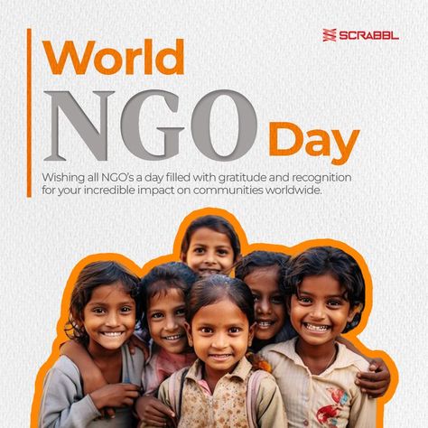 Happy World NGO Day! Saluting the dedication of non-governmental organizations worldwide, making a positive impact on our communities. 🌐🤝 #ngoday #SocialImpact #NGO #WorldNGODay #Ngo Social Media Post, Ngo Creative Ads, Ngo Poster, Partnership Post, World Ngo Day, Advertising Campaign Design, Standee Design, Campaign Design, Linkedin Banner Ngo Social Media Design, World Ngo Day Creative Ads, Ngo Graphic Design, Ngo Creative Ads, Ngo Social Media Post, Ngo Social Media, Ngo Poster, Partnership Post, World Ngo Day