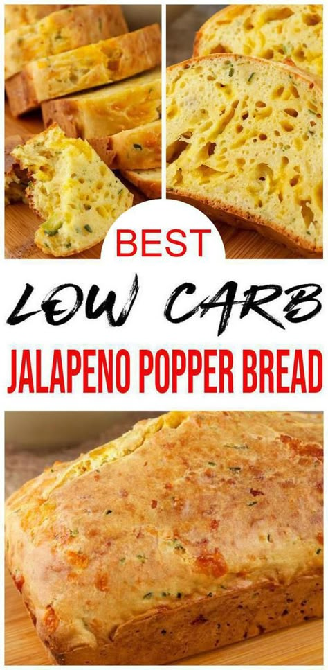 Jalapeno Popper Bread, Keto Bread Machine Recipes, Chaffle Bread, Keto Jalapeno, Best Keto Bread, Keto Recipes For Breakfast, Bread Maker Recipes, Homemade Bread Recipes Easy, Keto Baking