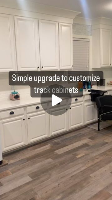 Brian C on Instagram: "Try this simple upgrade to give your cabinets a custom look. I have a whole series on my YouTube channel showing how to paint your cabinets! Check it out! LINK in @buildwithbc BIO #remodel #cabinetdesign #homedesign #DIY #homereno #laundryroom #paintedcabinets" How To Upgrade Cabinets, Diy Cabinet Upgrade, Uneven Cabinets In Kitchen, Cabinet Upgrade, Kitchen Cabinet Fronts, Kitchen Cabinet Trim Ideas, Add Trim To Cabinet Doors, Flat Panel Kitchen Cabinets, How To Make Kitchen Cabinets