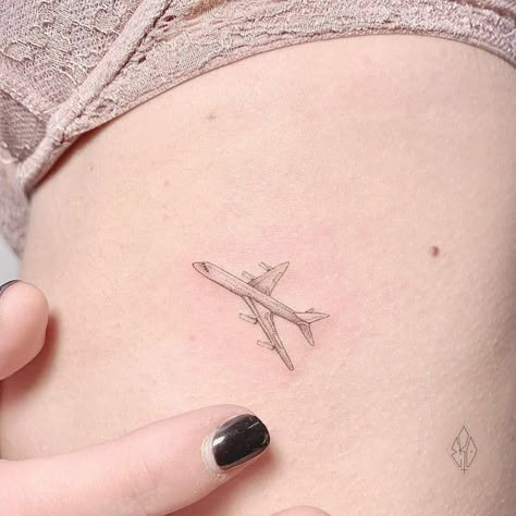 Top 85 Small Tattoos for Women Ideas - [2021 Inspiration Guide] Small Rib Tattoos For Women, Best Small Tattoos For Women, Small Tattoos For Women Ideas, Aviation Tattoo, Best Small Tattoos, Small Rib Tattoos, Ethiopian Airlines, Small Back Tattoos, Small Tattoos For Women