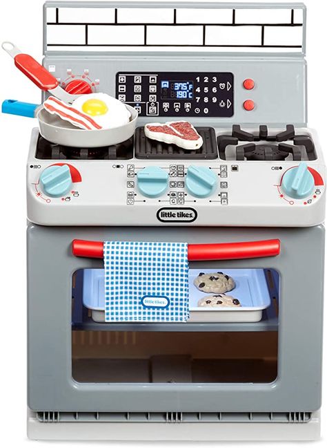 Kitchen Playsets, Cooking Toys, Kids Play Kitchen, Pretend Food, Play Kitchen Sets, Unique Toys, Little Tikes, Cooking Accessories, Toy Kitchen