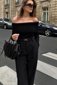 Old Money Fashion, Money Fashion, Mode Kimono, Classy Work Outfits, Looks Street Style, All Black Outfit, Looks Chic, Autumn Outfit, Professional Outfits