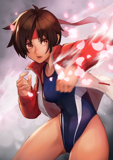 Sakura Kasugano, Sakura Street Fighter, Street Fighter 1, Capcom Vs Snk, Capcom Vs, Street Fighter Characters, Fighter Girl, Capcom Art, Street Fighter Art