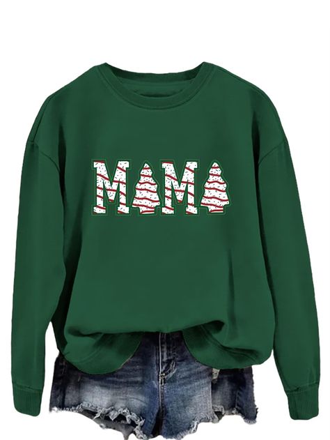 PRICES MAY VARY. Christmas Mama Sweatshirt Match: this Christmas moms crewneck sweatshirts perfect to match with jeans,leggings,shorts,skirts,for spring,fall,winter. Christmas Shirt Funny Sweatshirts Features: Mama Sweatshirt Funny Christmas Pullover Weekend Tops Casual Christmas Crewneck Tops Holiday Sweater Women Sunday Sweatshirt for Women Christmas Mom Shirts, Christmas Sweatshirt for Mom, Long Sleeve Fall Tops for Mama, plain body, classic crewneck, loose fit style, holiday football season Cake Tree, Nana Sweatshirt, Christmas Pullover, Fall Pullover, Crewneck Sweatshirt Women, Mom Sweater, Funny Family, Crewneck Design, Graphic Sweaters