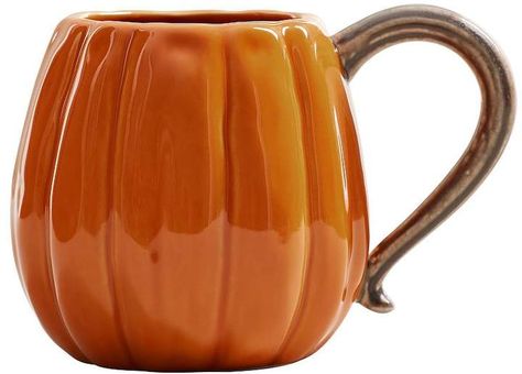 Pumpkin Figural Mug Pottery Barn Pumpkin, Pottery Barn Halloween, Pumpkin Mug, Sculptures Céramiques, Rustic Fall Decor, Faux Pumpkins, Rustic Retreat, Tassen Design, Mug Set