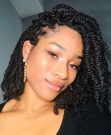 Springy Afro Twist Hairstyles, Afro Twist Hairstyles, Twisted Up Springy Afro Twist, Springy Afro Twist, Afro Twist, Spring Twists, Mini Twists, Braids Hair, Braid Tutorial