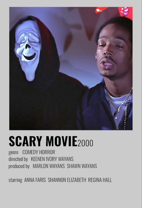 Movie Prints Horror, Scary Movie Posters, Scary Movie 1, Halloween Movie Poster, Scary Movie 2, Scary Movie 3, Movie Character Posters, Indie Movie Posters, Marlon Wayans