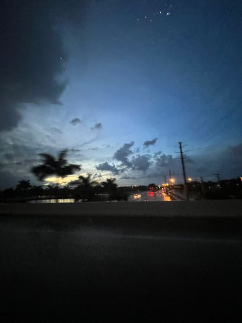 0.5 Sunset Pictures, Quiet Pictures Aesthetic, Late Night Drives Blurry, Night Sky Blurry, 0 5x Pictures, Nighttime Drive Aesthetic, Quiet Photos, Gloomy Sky Aesthetic, Sky Pictures Real Life At Night