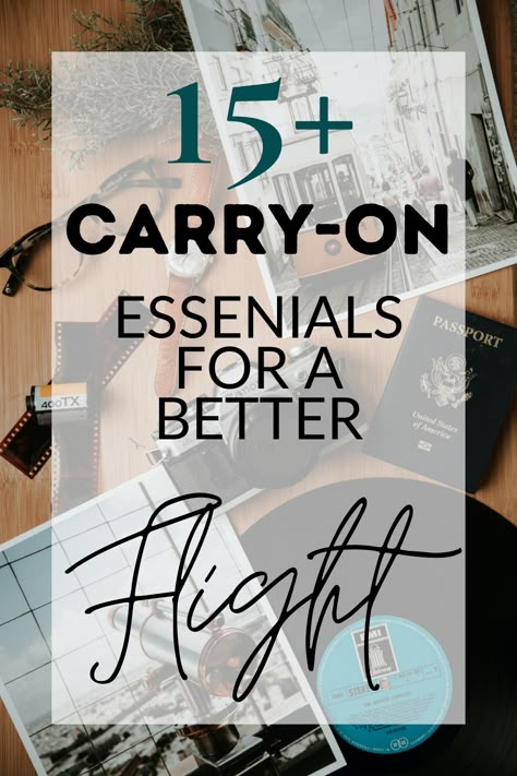 Travel For Work Essentials, Airplane Comfort Kit, Best Items For International Travel, Trip Packing Ideas, Carry On International Flight, What To Pack In Carry On For International Flight, International Flight Must Haves, What To Bring On International Flight, Long Flight Packing List