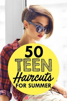 Easy Teen Hairstyles, Teen Girl Haircuts, Haircuts For Teenagers, Short Hair Cuts For Teens, Girls Pixie Cut, Haircuts For Summer, Teen Haircuts, Smart Hairstyles